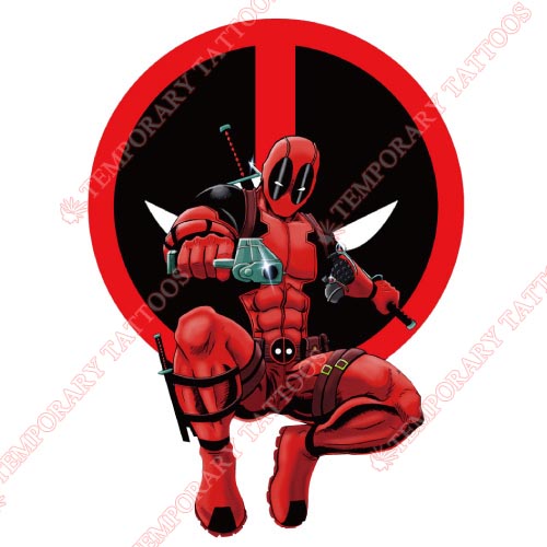 Deadpool Customize Temporary Tattoos Stickers NO.396